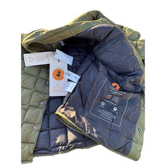 NWT Save The Duck Men's Quilted Titan Dusty Olive Shirt Jacket OEKO-TEX Large - Picture 9 of 16